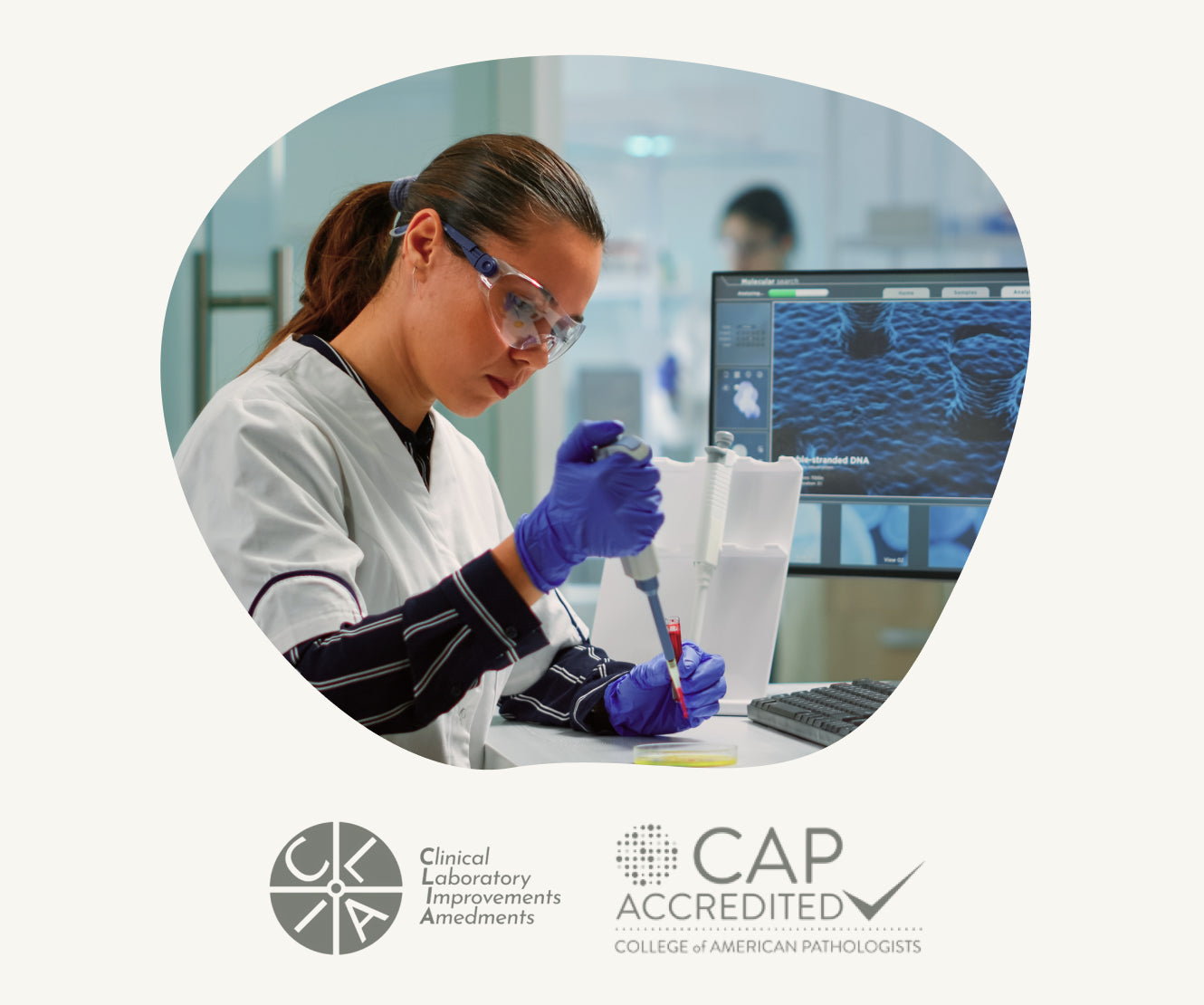 We use accredited lab testing